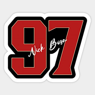 Nick Bosa 97 Sticker